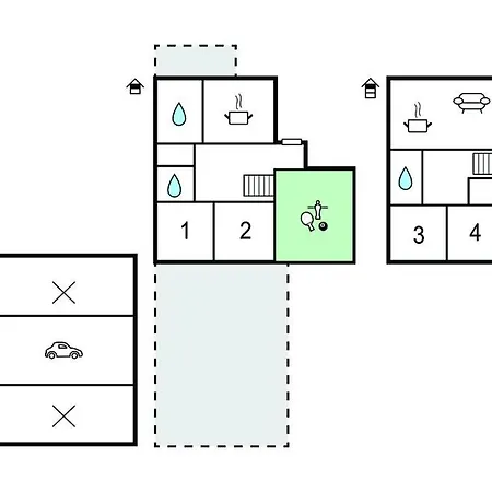 Сasa de vacaciones 4 Bedroom Beautiful In *