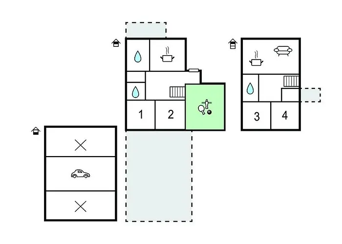 בית נופש 4 Bedroom Beautiful In *